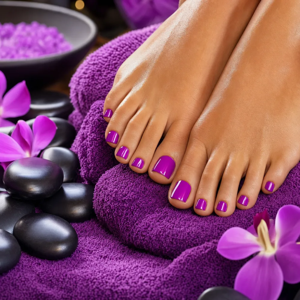 Deluxe Pedicure at Gilded Petal Nail Studio