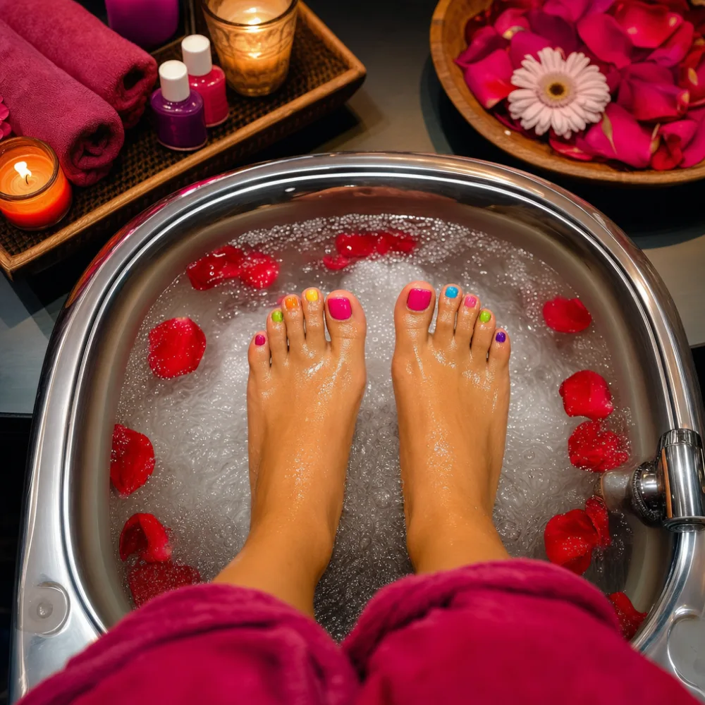 Spa Pedicure at Gilded Petal Nail Studio